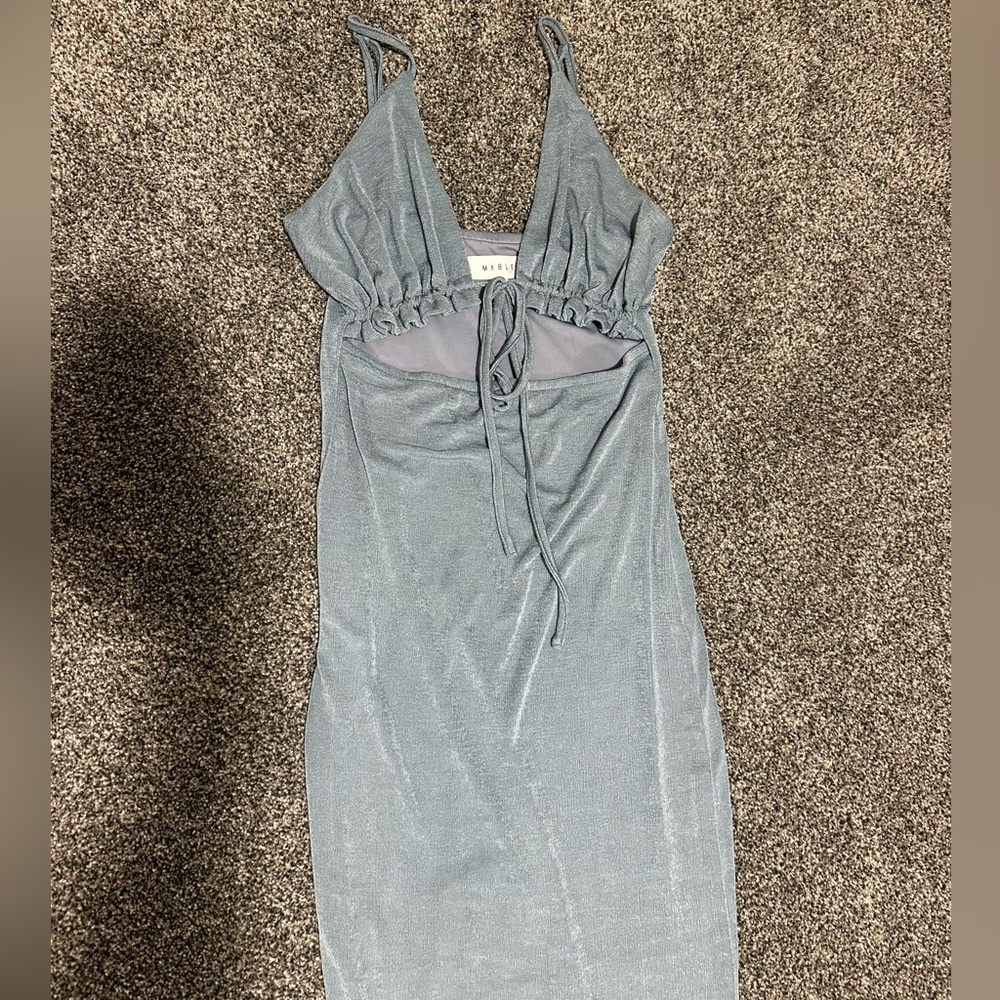 MABLE Gray Midi Dress